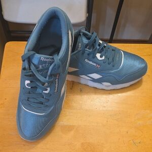 Reebok Teal and White Athletic Shoes
